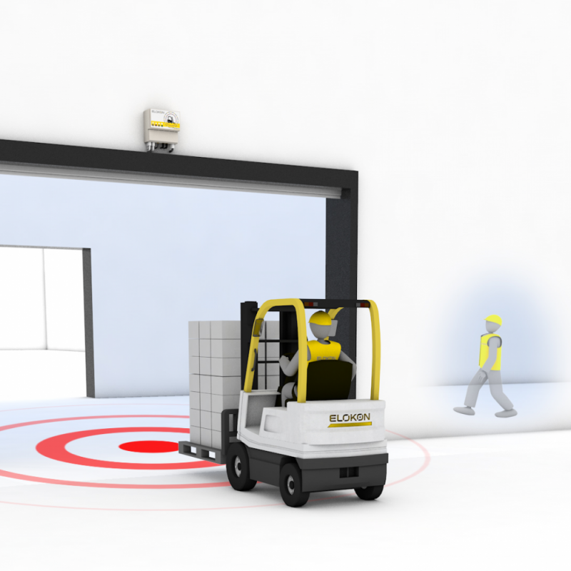 Eloshield Proximity Detection System For Pedestrians Forklift Trucks And Hazardous Areas Elokon Inc