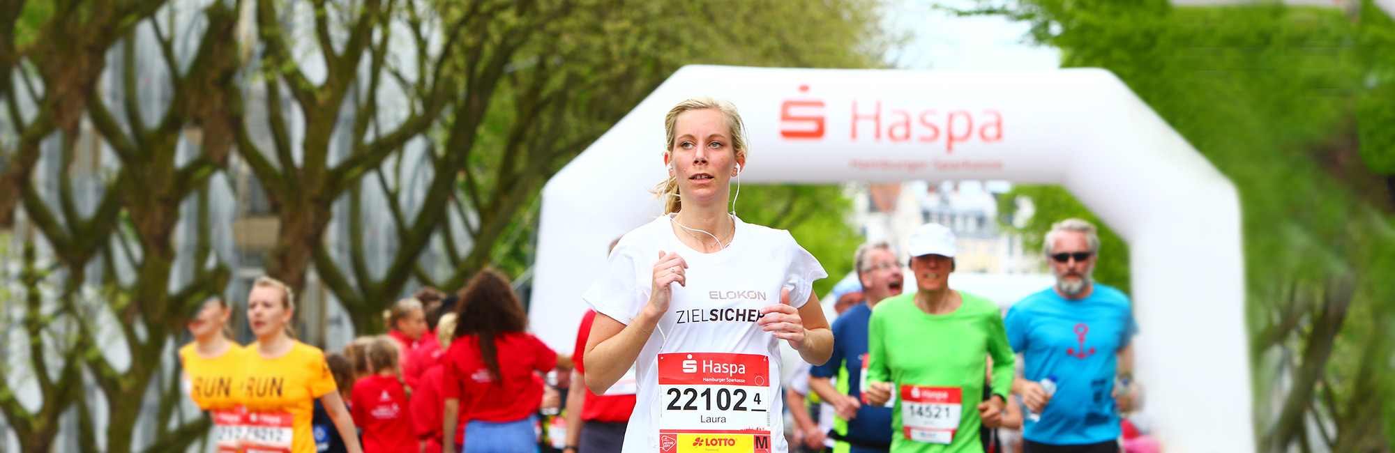 Laura Kühn beim Haspa Hamburg Marathon 2018
